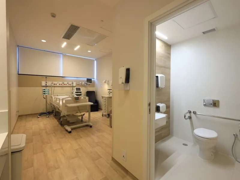 Apartamento de internação do Hospital São Luiz Alphaville